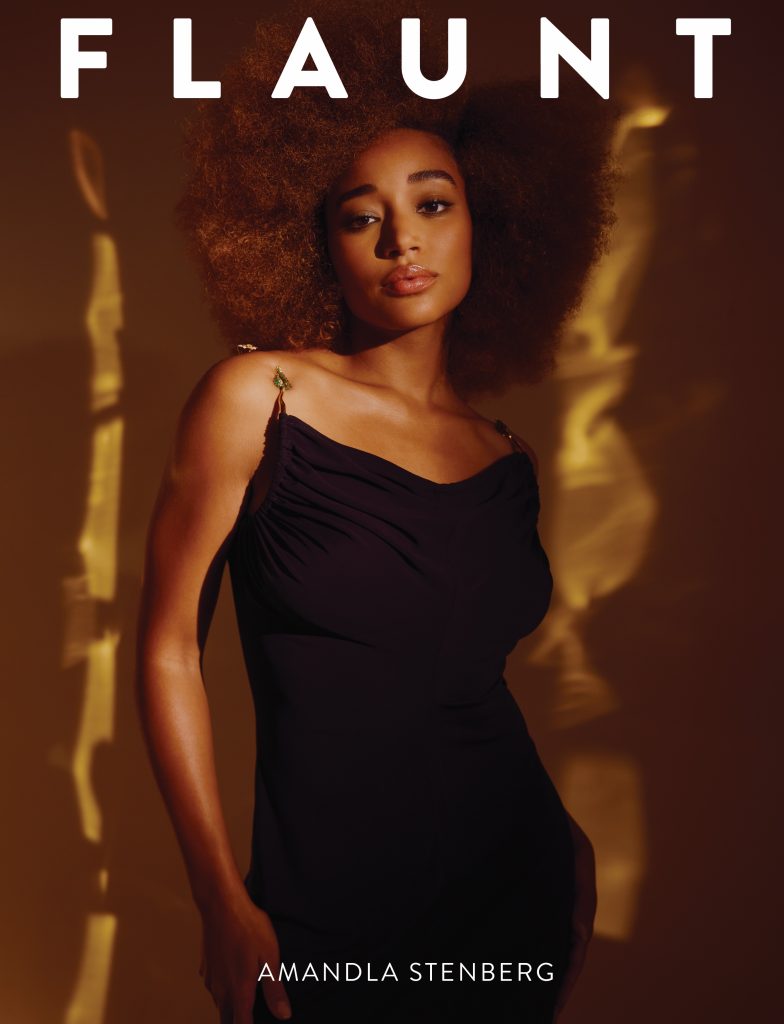 Flaunt magazine cover featuring Amandla Stenberg.