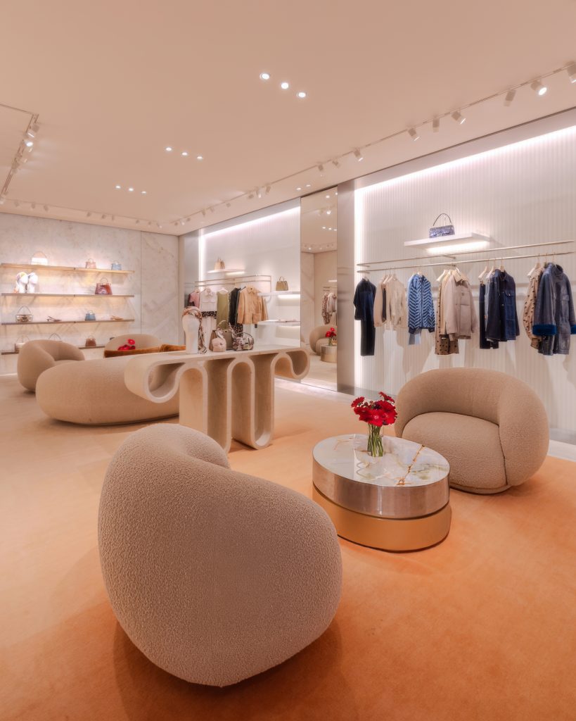 Eternity console in the Fendi Hong Kong store.